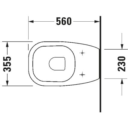 Duravit 21150900002 - Inodoro de pie D-CODE, cerámica, blanco brillante