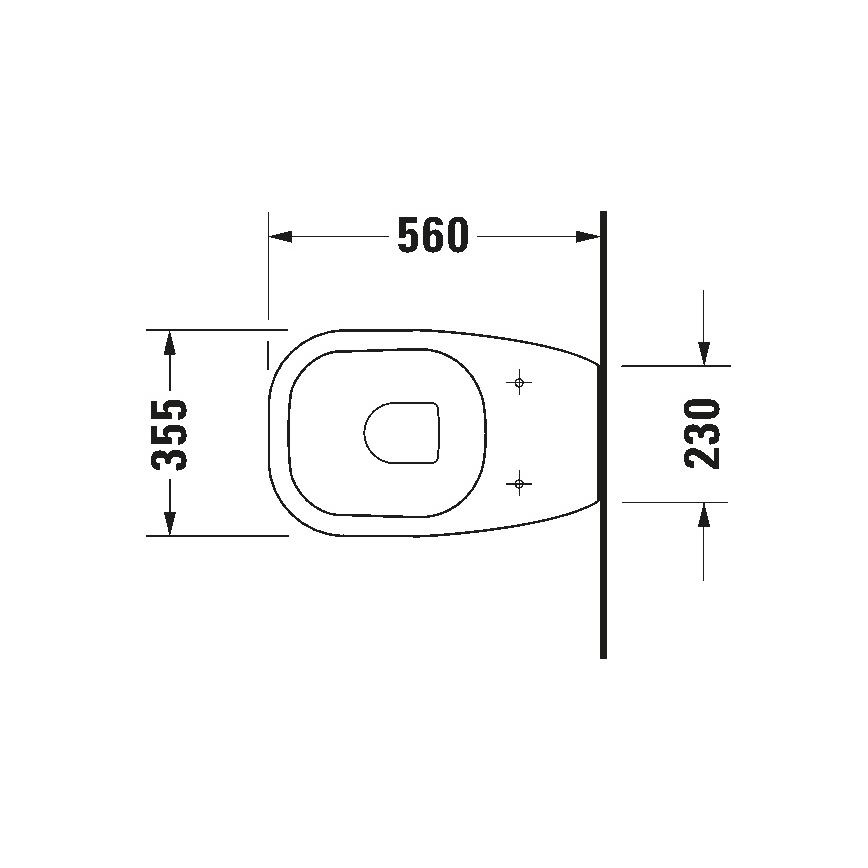 Duravit 21150900002 - Inodoro de pie D-CODE, cerámica, blanco brillante