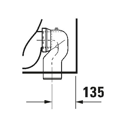 Duravit 21150900002 - Inodoro de pie D-CODE, cerámica, blanco brillante