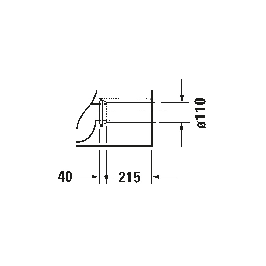Duravit 21180900002 - WC combinado D-CODE cerámica/blanco brillante