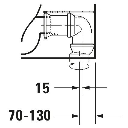Duravit 21180900002 - WC combinado D-CODE cerámica/blanco brillante