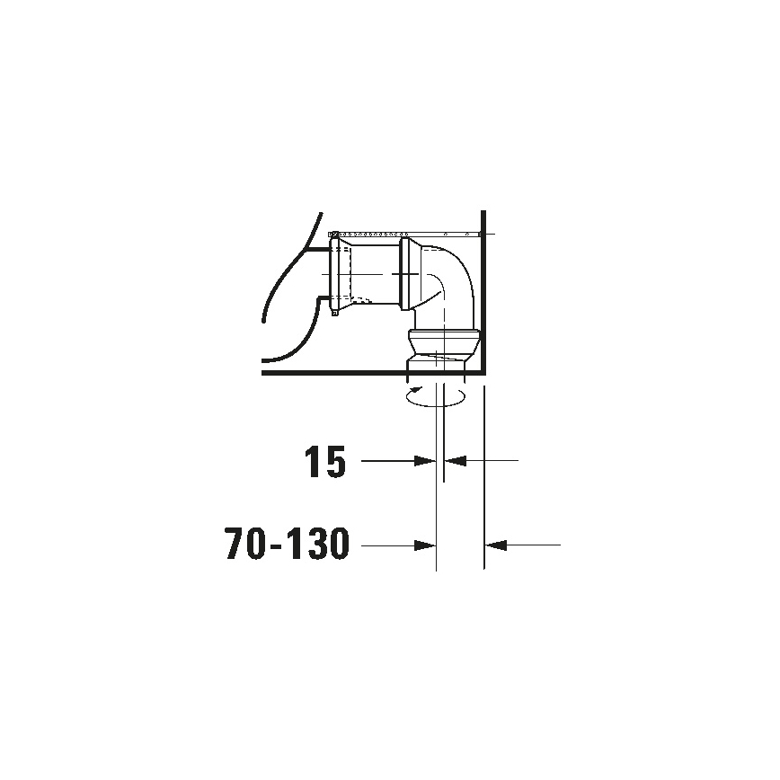 Duravit 21180900002 - WC combinado D-CODE cerámica/blanco brillante