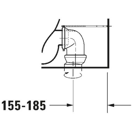 Duravit 21180900002 - WC combinado D-CODE cerámica/blanco brillante