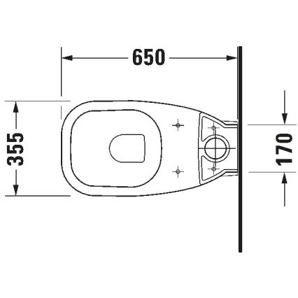 Duravit 21180900002 - WC combinado D-CODE cerámica/blanco brillante
