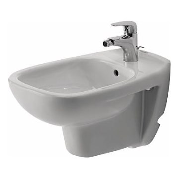 Duravit 22571500002 - Bidé suspendido D-CODE, cerámica/blanco brillante
