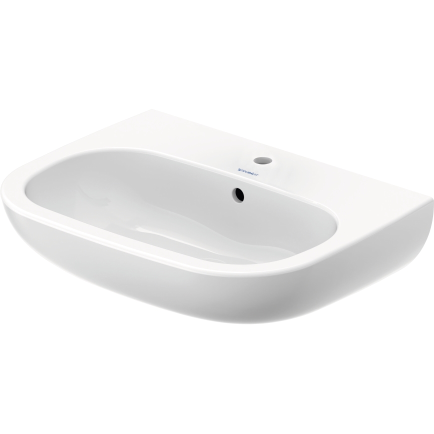 Duravit 23106000002 - Lavabo suspendido D-CODE 60x46 cm cerámica/blanco brillante