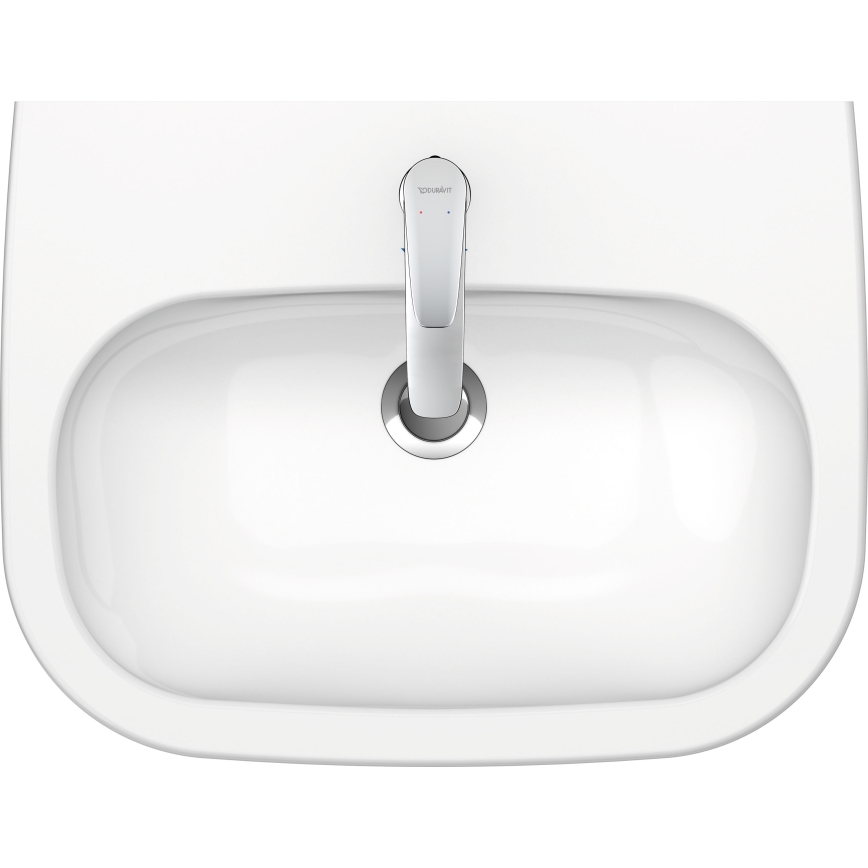 Duravit 23106000002 - Lavabo suspendido D-CODE 60x46 cm cerámica/blanco brillante