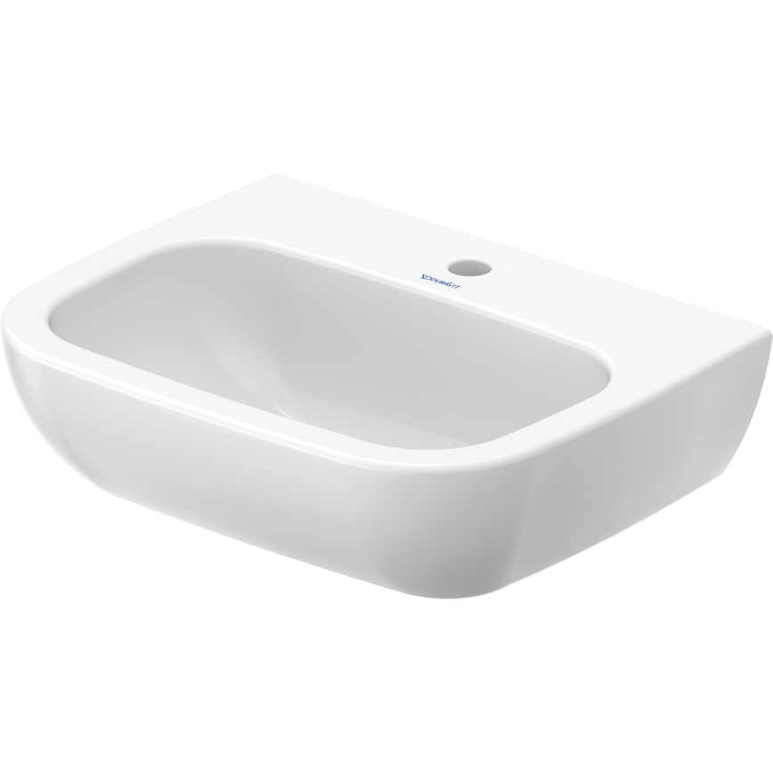 Duravit 23115500002 - Lavabo suspendido D-CODE 55x43 cm cerámica/blanco brillante