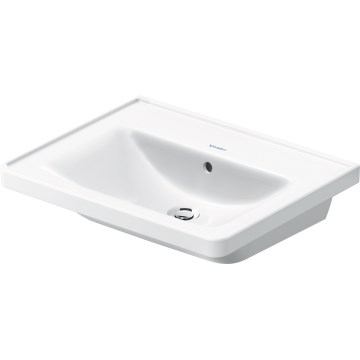 Duravit 2367600060 - Lavabo suspendido D-NEO 60x48 cm cerámica/blanco brillante
