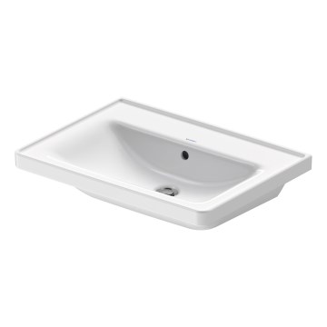 Duravit 2367650060 - Lavabo suspendido D-NEO 65 x 48 cm cerámica/blanco brillante