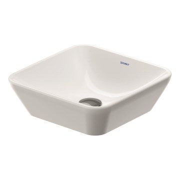 Duravit 2397400070 - Lavabo de encimera D-NEO 40x40 cm cerámica/blanco brillante