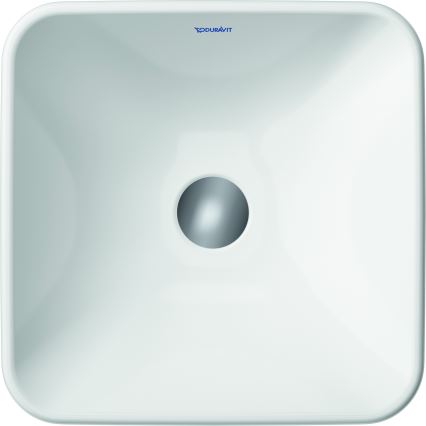 Duravit 2397400070 - Lavabo de encimera D-NEO 40x40 cm cerámica/blanco brillante