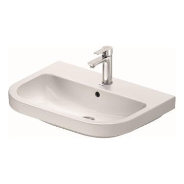 Duravit 23986500002 - Lavabo mural D-CODE 65x46 cm cerámica/blanco brillante