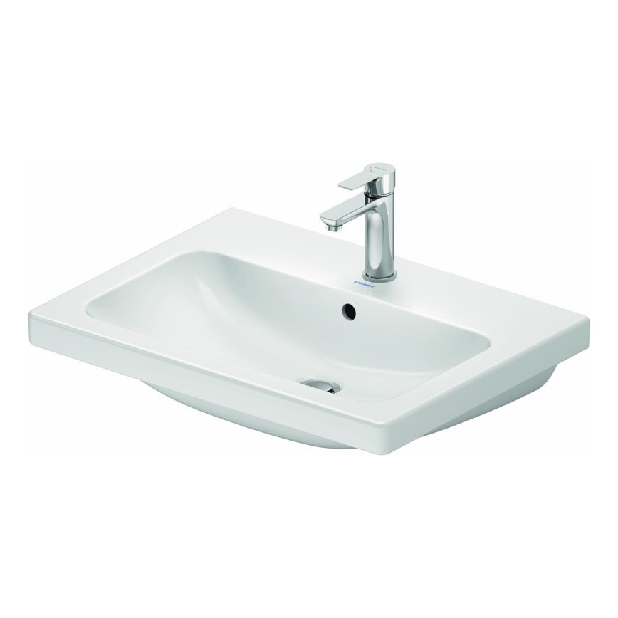 Duravit 23996500002 - Lavabo suspendido D-CODE 65x48 cm cerámica/blanco brillante