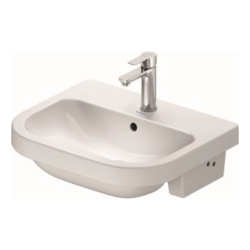 Duravit 24035500002 - Lavabo encastrado D-CODE 55x45,5 cm cerámica/blanco brillante