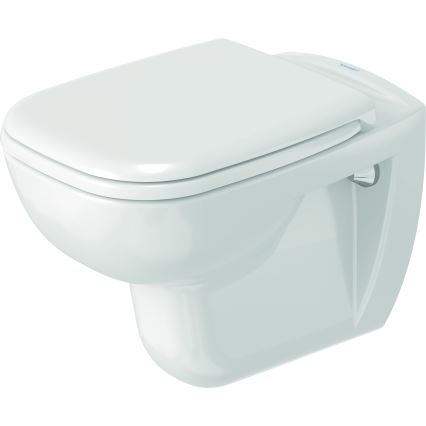Duravit 25350900002 - Inodoro suspendido D-CODE de cerámica, blanco brillante