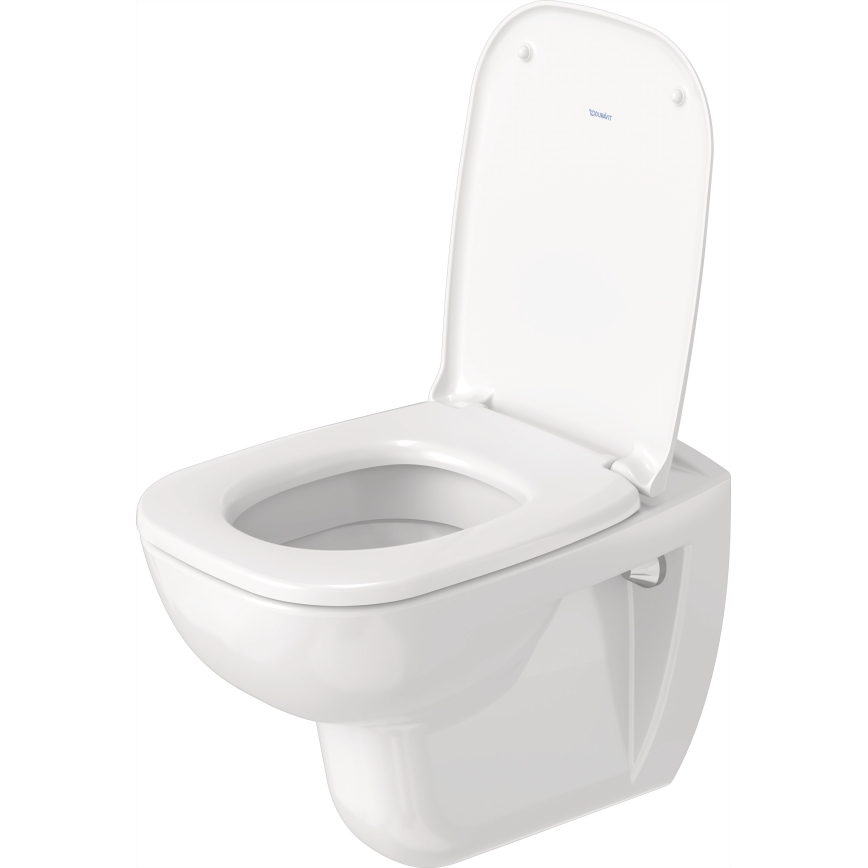 Duravit 25350900002 - Inodoro suspendido D-CODE de cerámica, blanco brillante