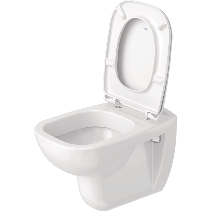Duravit 25350900002 - Inodoro suspendido D-CODE de cerámica, blanco brillante