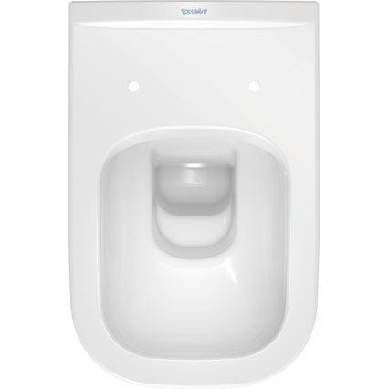 Duravit 25700920002 - Inodoro suspendido sin reborde D-CODE cerámica/blanco brillante