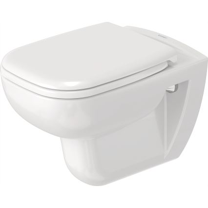 Duravit 25700920002 - Inodoro suspendido sin reborde D-CODE cerámica/blanco brillante