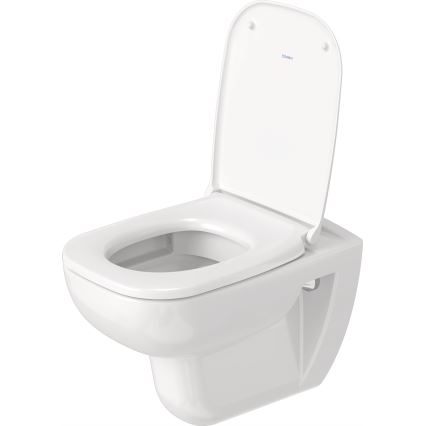 Duravit 25700920002 - Inodoro suspendido sin reborde D-CODE cerámica/blanco brillante