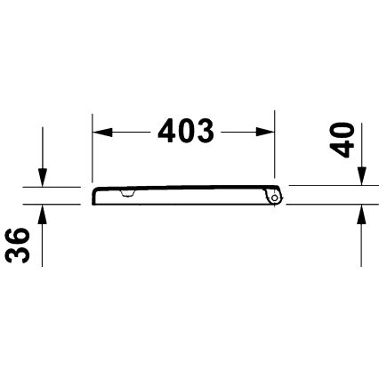 Duravit 28310000 - Asiento para inodoro D-CODE 37,4x42 cm blanco