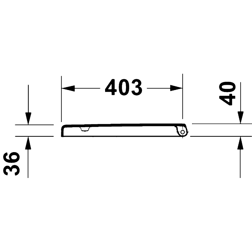 Duravit 28310000 - Asiento para inodoro D-CODE 37,4x42 cm blanco