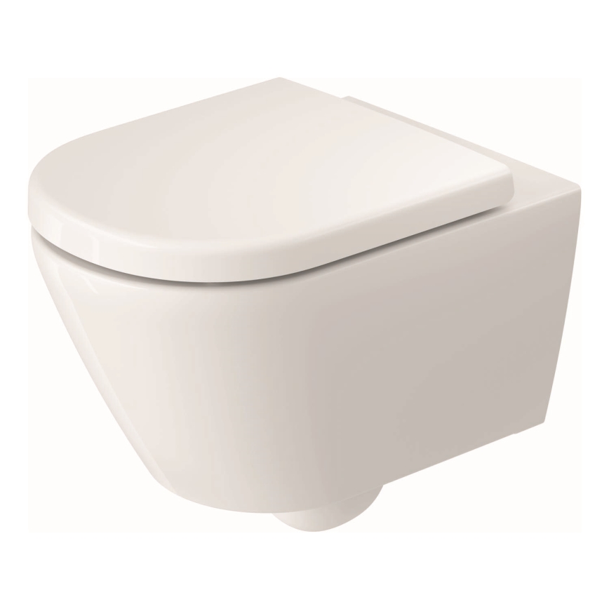 Duravit 29030900212 - Inodoro suspendido Rimless D-CODE cerámica/blanco brillante