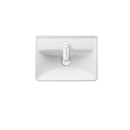 Duravit 339550000 - Lavabo encastrado D-CODE 55x44 cm, cerámica, blanco brillante