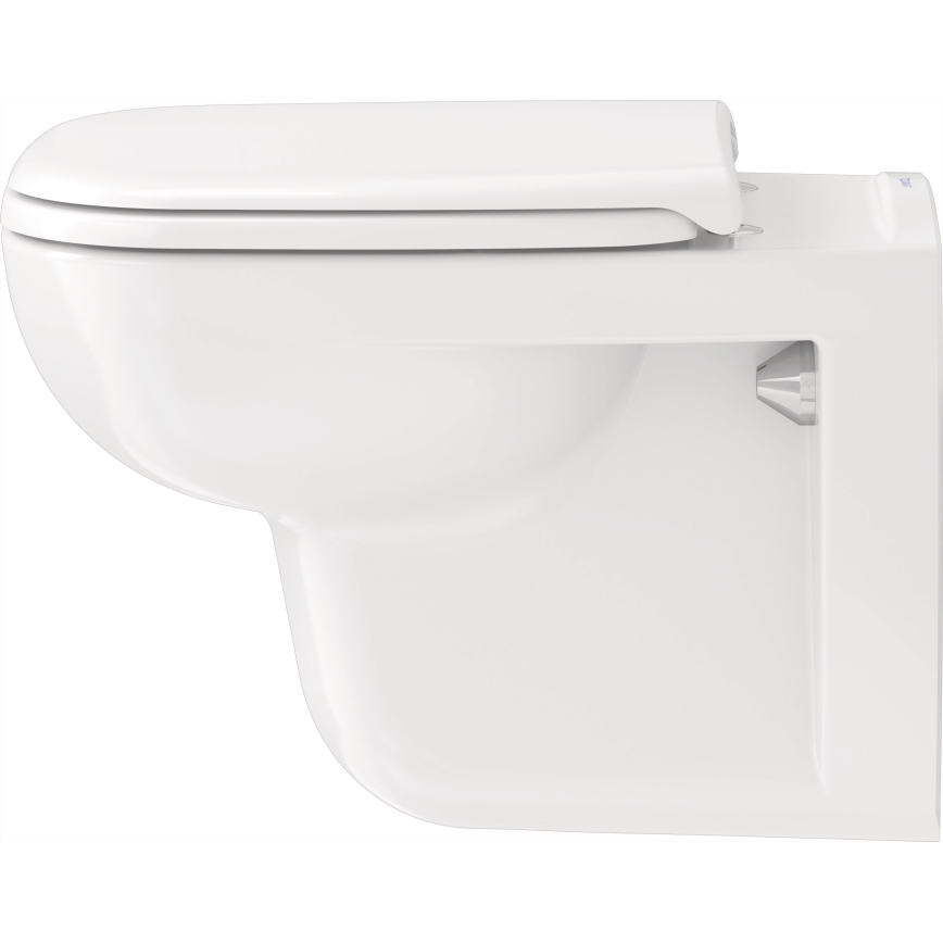 Duravit 45350900A1 - Inodoro suspendido con asiento SoftClose D-CODE, cerámica/blanco brillante