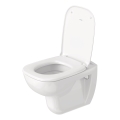 Duravit 45350900A1 - Inodoro suspendido con asiento SoftClose D-CODE, cerámica/blanco brillante