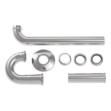 Duravit 50260000 - Sifón para lavabo UNIVERSAL, acabado cromado brillante