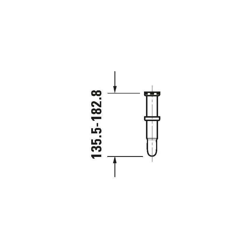 Duravit 50260000 - Sifón para lavabo UNIVERSAL, acabado cromado brillante