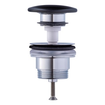 Duravit 50791300 - Desagüe para lavabo PUSH-OPEN Ø 6,5 cm, antracita mate