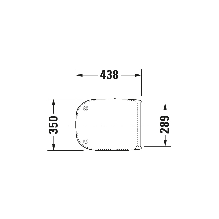 Duravit 67390099 - Asiento de inodoro SoftClose D-CODE 35 x 43,8 cm blanco