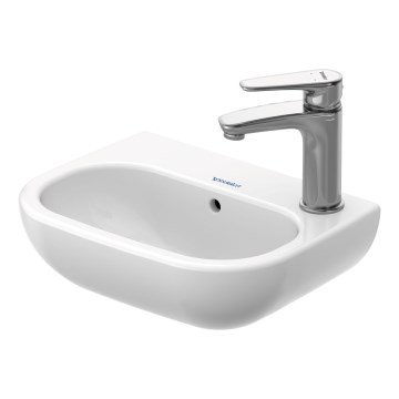 Duravit 7053600082 - Lavabo suspendido D-CODE 36x27 cm cerámica/blanco brillante