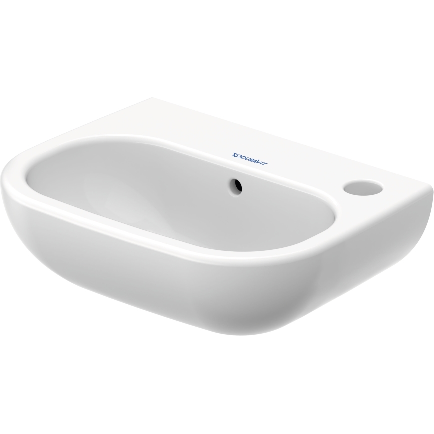 Duravit 7053600082 - Lavabo suspendido D-CODE 36x27 cm cerámica/blanco brillante