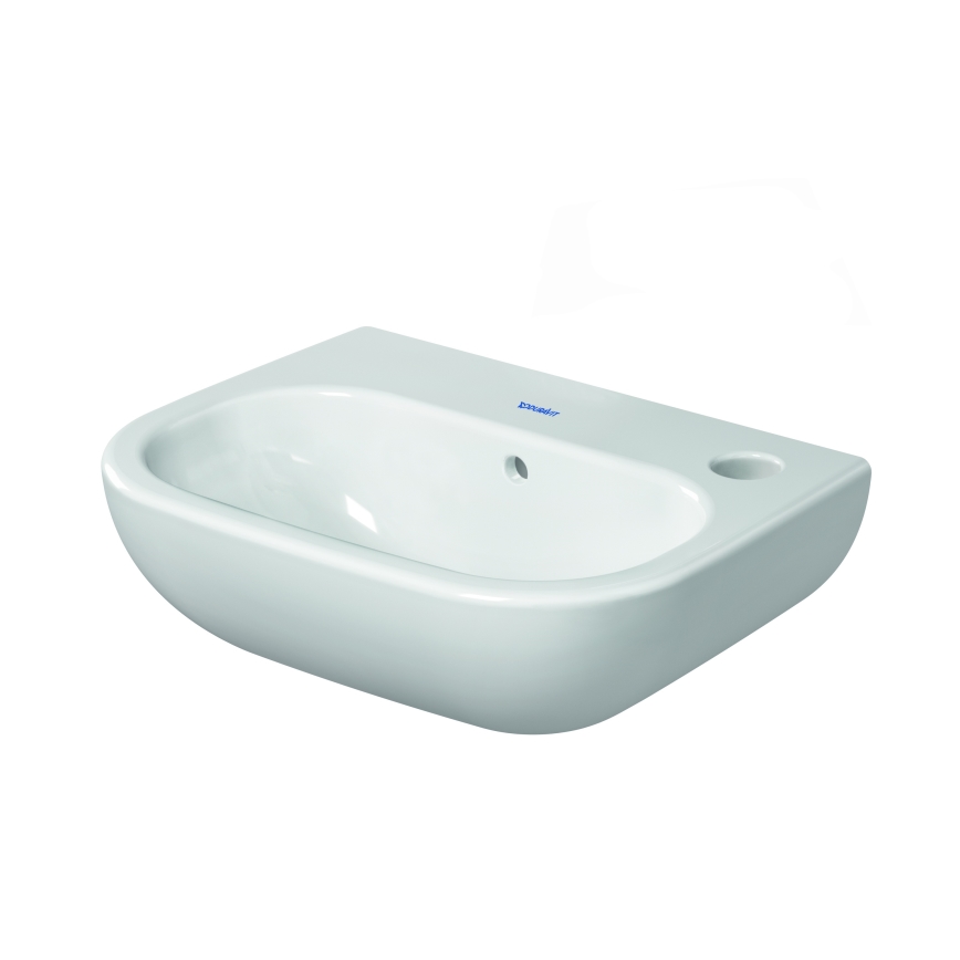 Duravit 7053600082 - Lavabo suspendido D-CODE 36x27 cm cerámica/blanco brillante