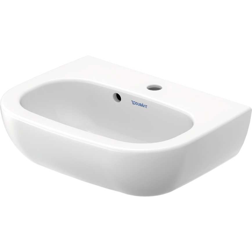 Duravit 7054500002 - Lavabo suspendido D-CODE 45x34 cm cerámica/blanco brillante