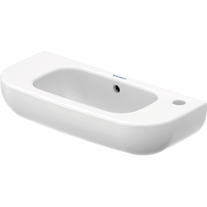 Duravit 7065000082 - Lavabo suspendido D-CODE 50x22 cm cerámica/blanco brillante