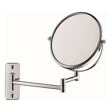 Duravit 99121000 - Espejo cosmético de pared D-CODE en cromo brillante