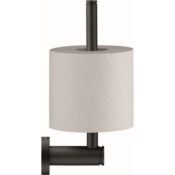 Duravit 99154600 - Soporte para papel higiénico D-CODE negro mate