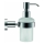 Duravit 99161000 - Dispensador de jabón mural D-CODE 390 ml vidrio esmerilado/cromo brillante