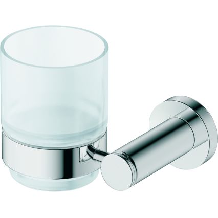 Duravit 99191000 - Soporte mural para cepillos de dientes D-CODE, izquierdo, cromo brillante