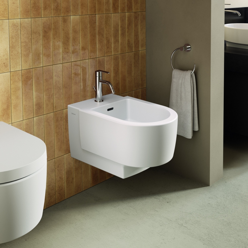 Duravit 99211000 - Toallero de pared D-CODE, cromado brillante