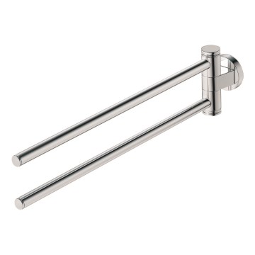 Duravit 99221000 - Toallero mural D-CODE 44,7 cm, acabado en cromo brillante