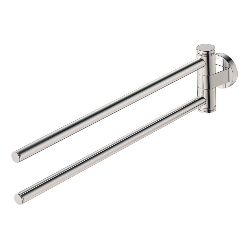 Duravit 99221000 - Toallero mural D-CODE 44,7 cm, acabado en cromo brillante