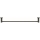 Duravit 99244600 - Toallero de pared D-CODE 64,5 cm negro mate