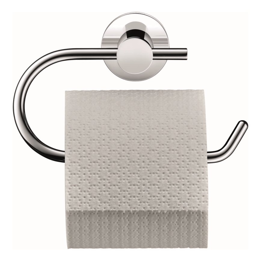 Duravit 99261000 - Portarrollos de papel higiénico D-CODE, cromo brillante
