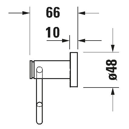 Duravit 99261000 - Portarrollos de papel higiénico D-CODE, cromo brillante